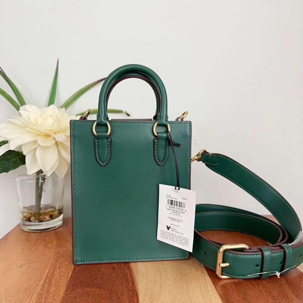 NWT Disney X Coach North South Mini Tote With Sled Motif‎ - Picture 6 of 9